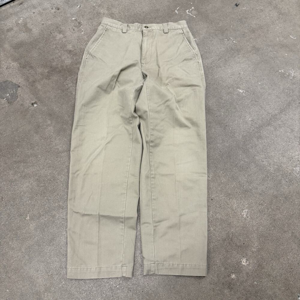 Vintage 00s Gap Easy Fit Flat Front Straight Leg Khaki Chino Pants 28x29